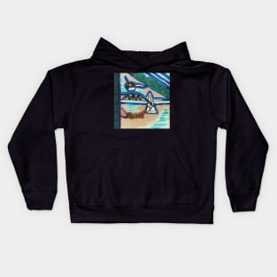 Brisbane River, Australia Kids Hoodie